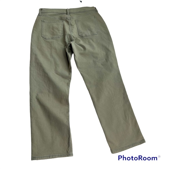 Old Navy Green Sky-High Straight Extra High Rise Size 12 - Picture 5 of 10